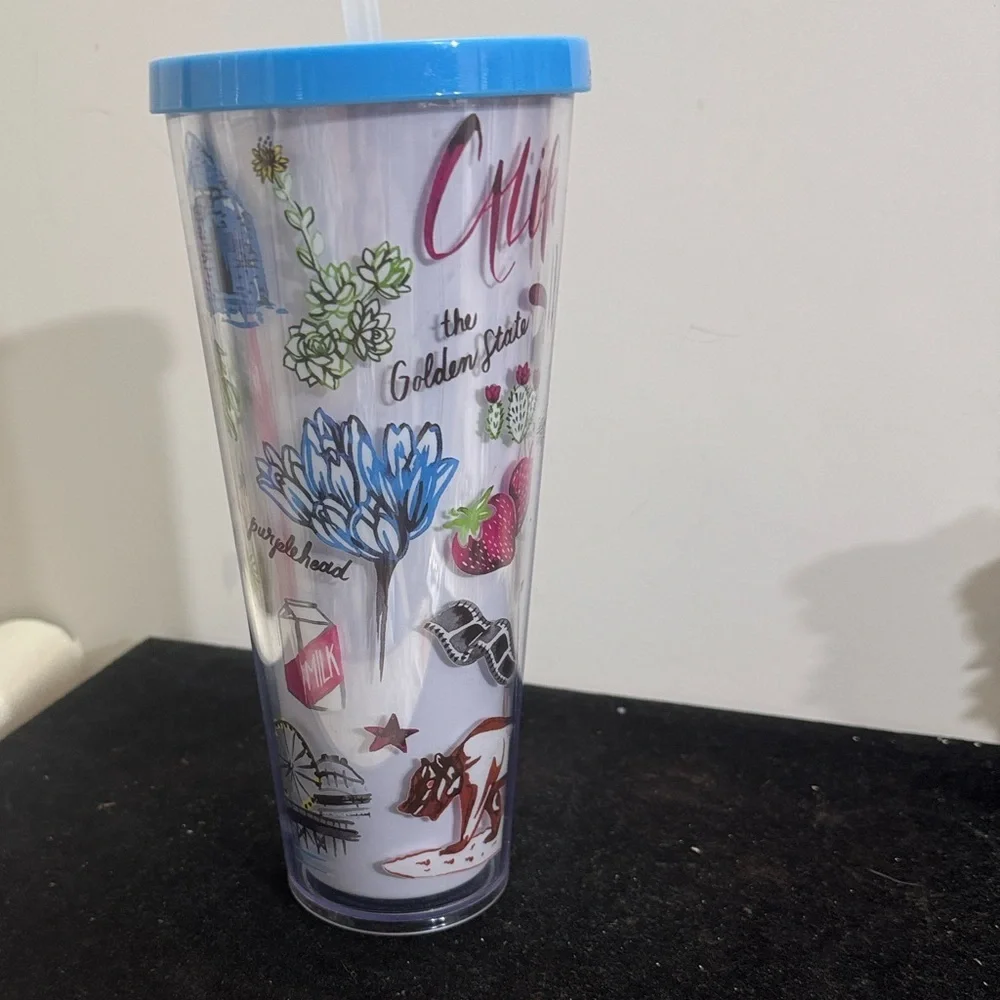 2017 Starbucks, collectors cold cup venti California Themed Tumbler